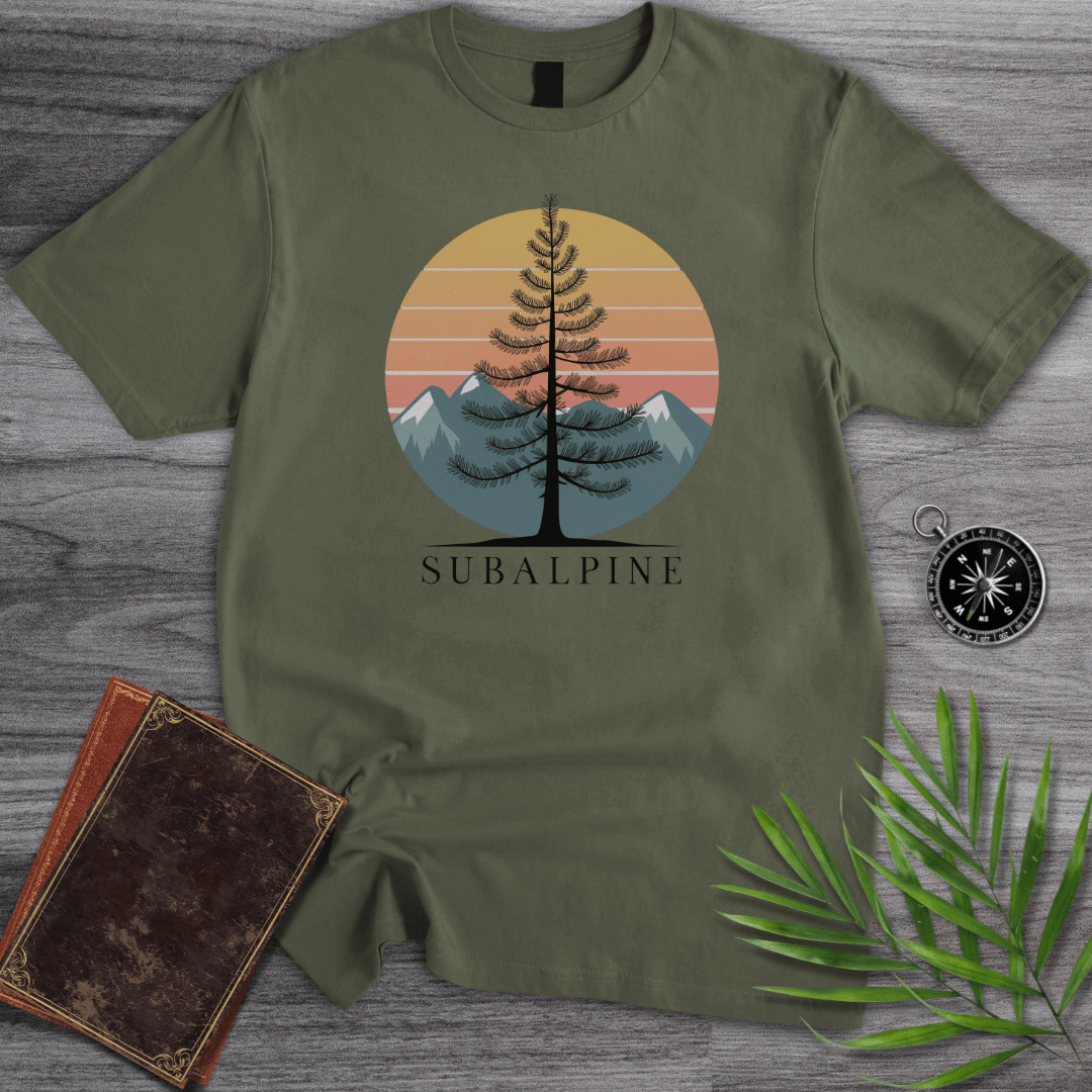 T-Shirt Military Green / S Subalpine Mountain T-Shirt