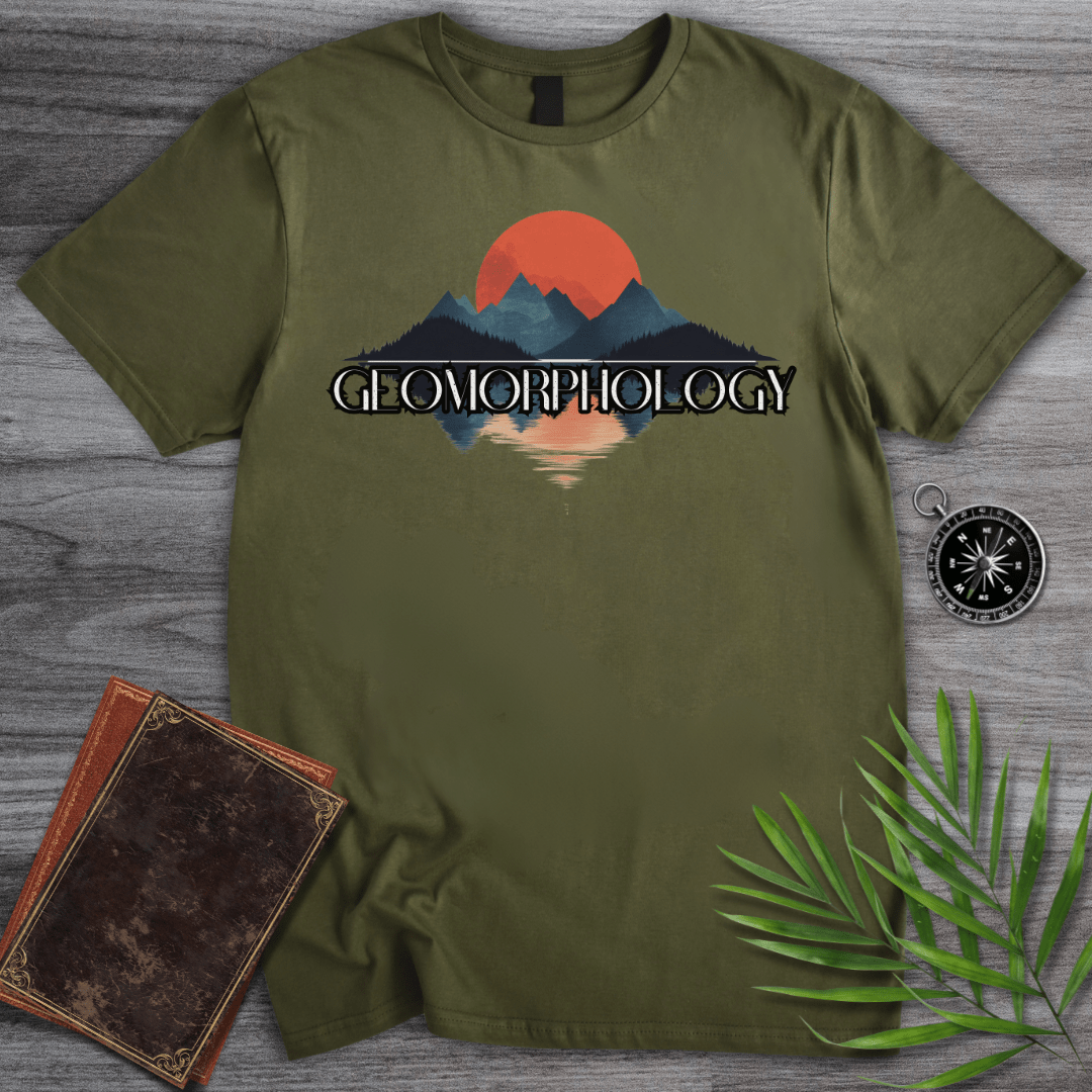 T-Shirt Military Green / S Sunset Geomorphology T-Shirt