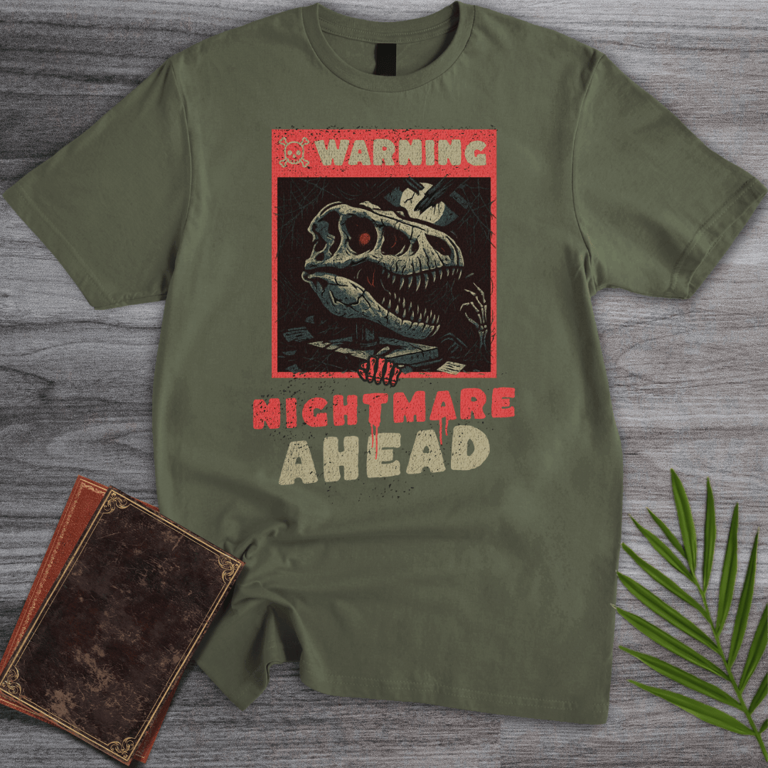 T-Shirt Military Green / S T.Rex Nightmare Ahead T-Shirt