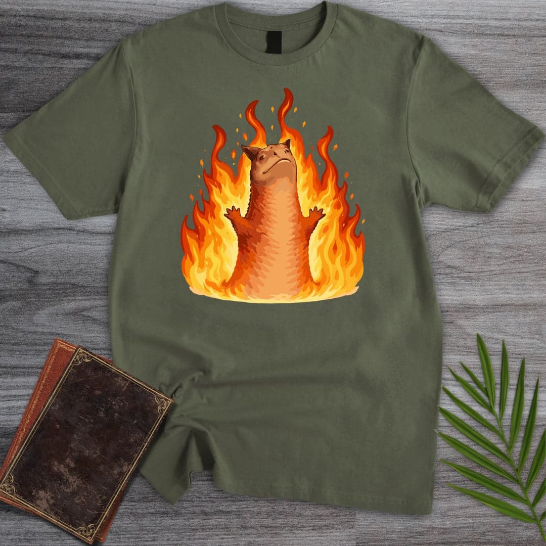T-Shirt Military Green / S The Fire Carnotaurus T-Shirt