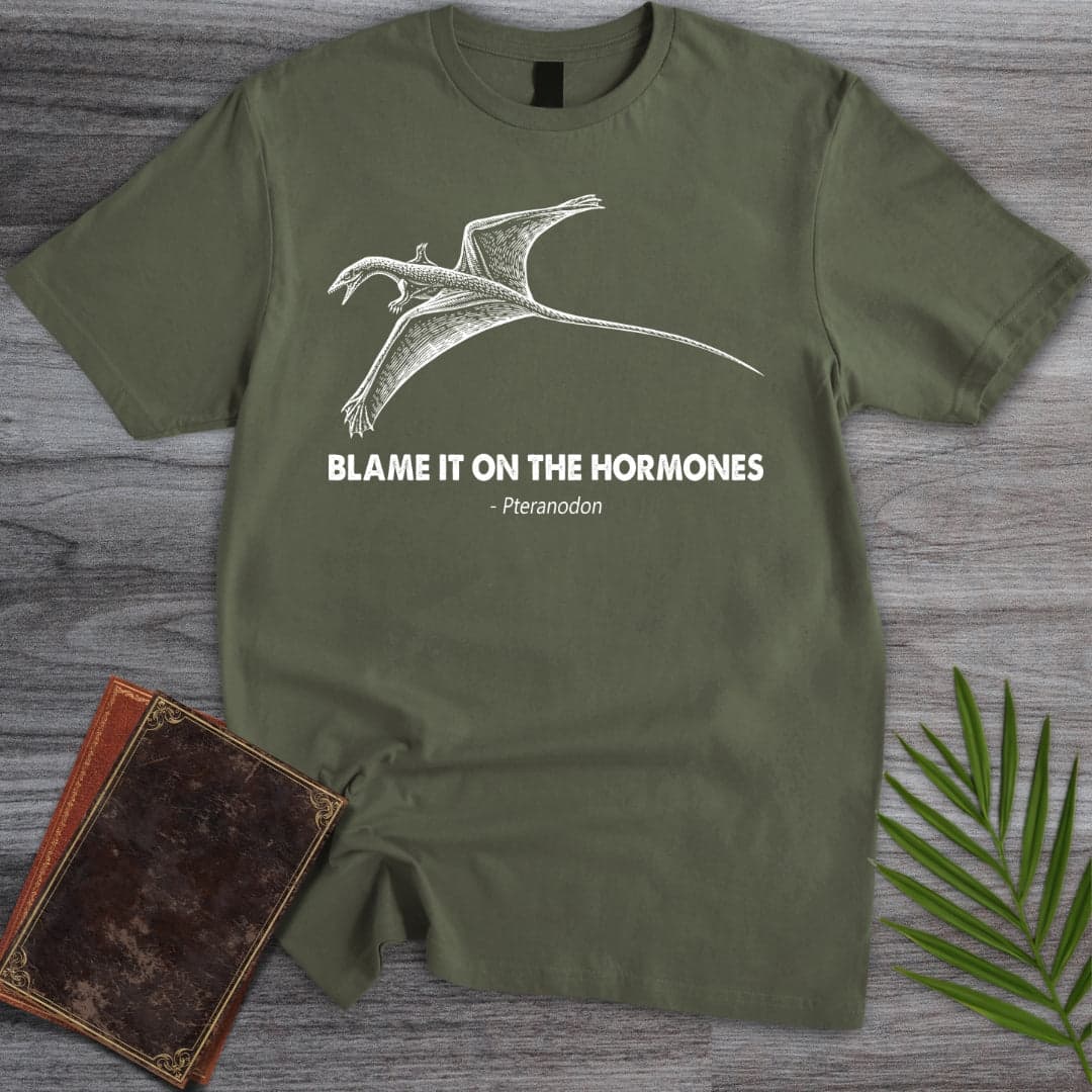 T-Shirt Military Green / S The Hormonal Pteranodon T-Shirt