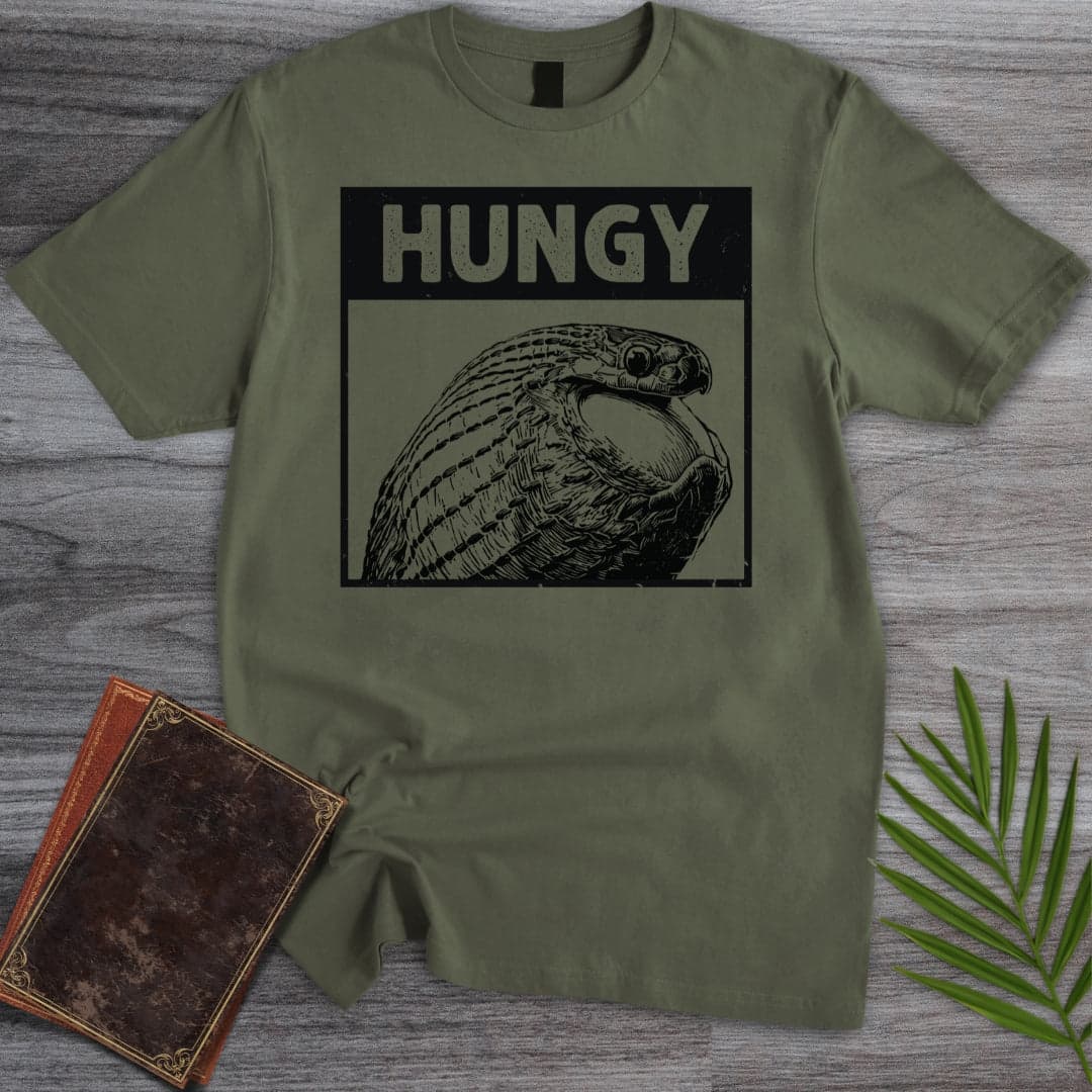 T-Shirt Military Green / S The Hungy Snake T-Shirt