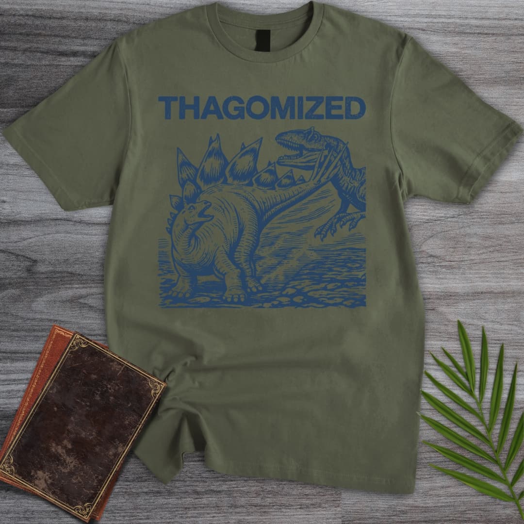 T-Shirt Military Green / S The Late Jurassic Thagomizer T-Shirt