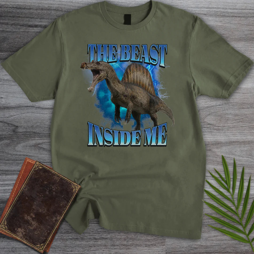 T-Shirt Military Green / S The Spino Beast Inside T-Shirt
