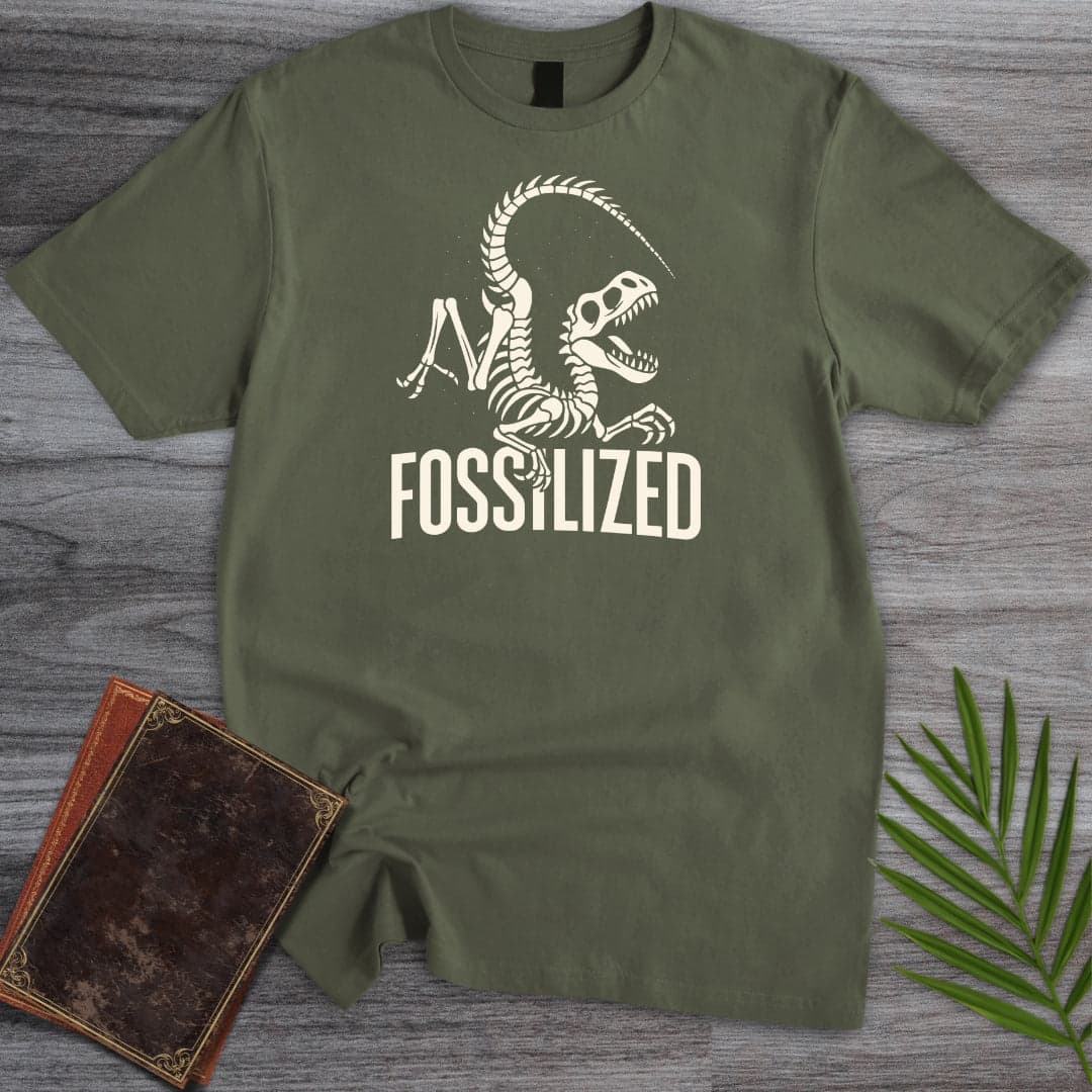 T-Shirt Military Green / S To Become Fossilized T-Shirt