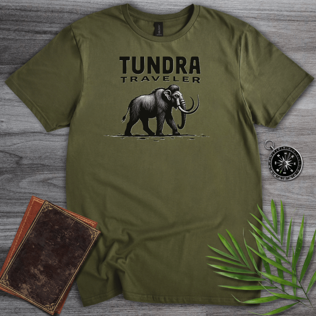 T-Shirt Military Green / S Tundra Traveler: Mammoth T-Shirt