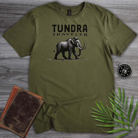 T-Shirt Military Green / S Tundra Traveler: Mammoth T-Shirt