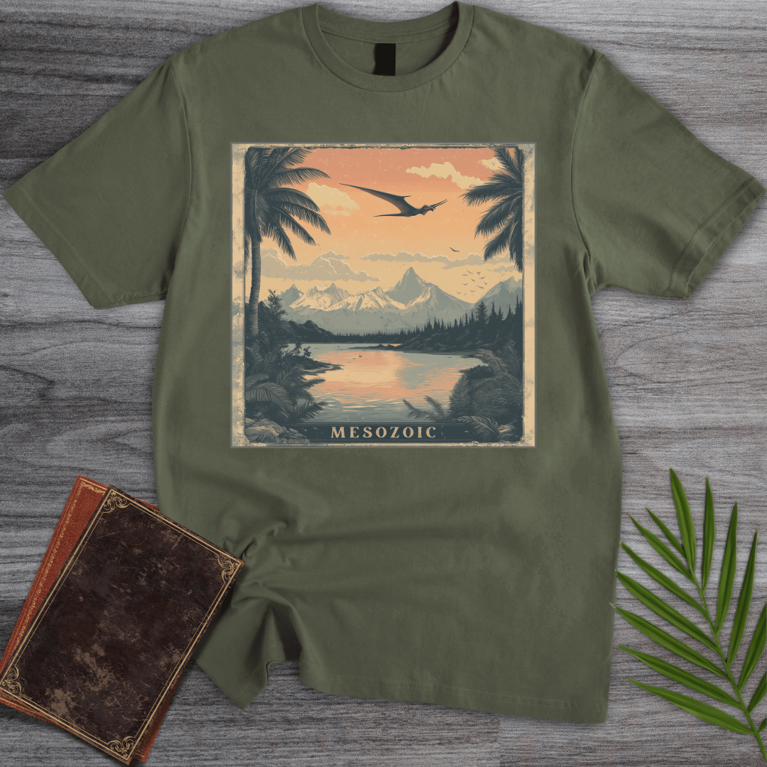T-Shirt Military Green / S Twilight of the Mesozoic T-Shirt