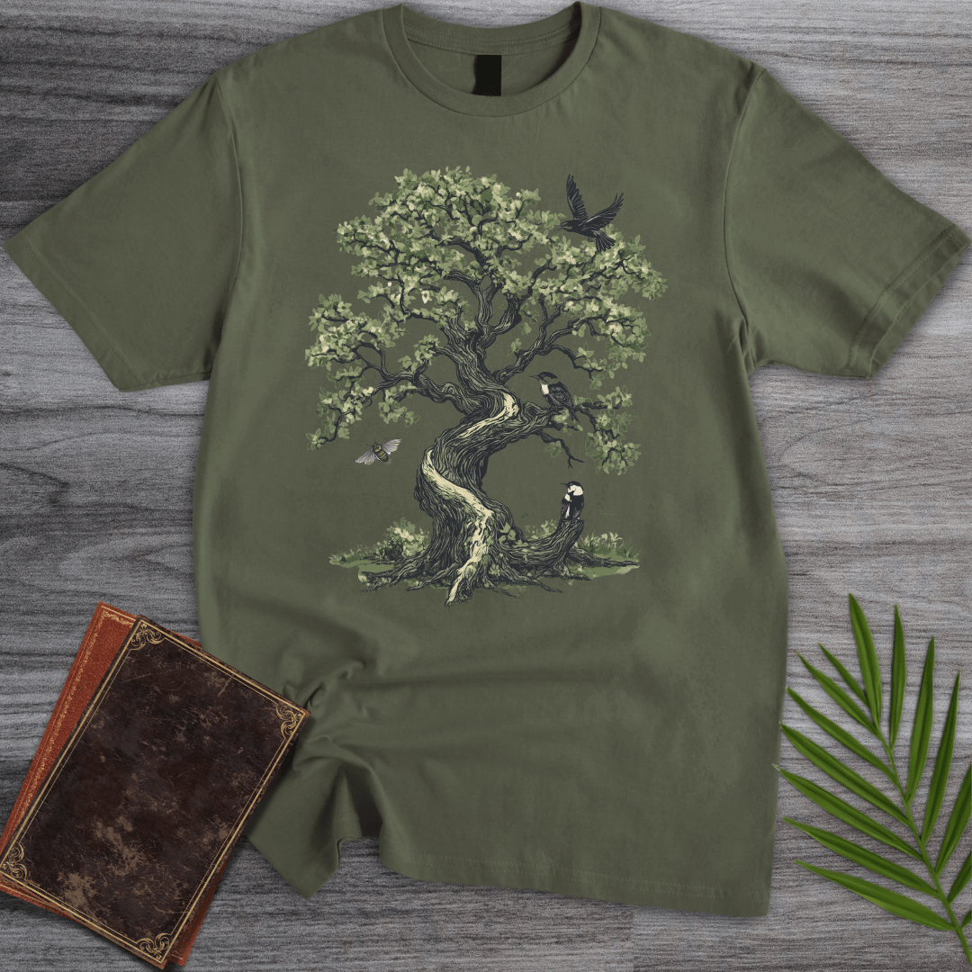 T-Shirt Military Green / S Twisted Oak Haven T-Shirt