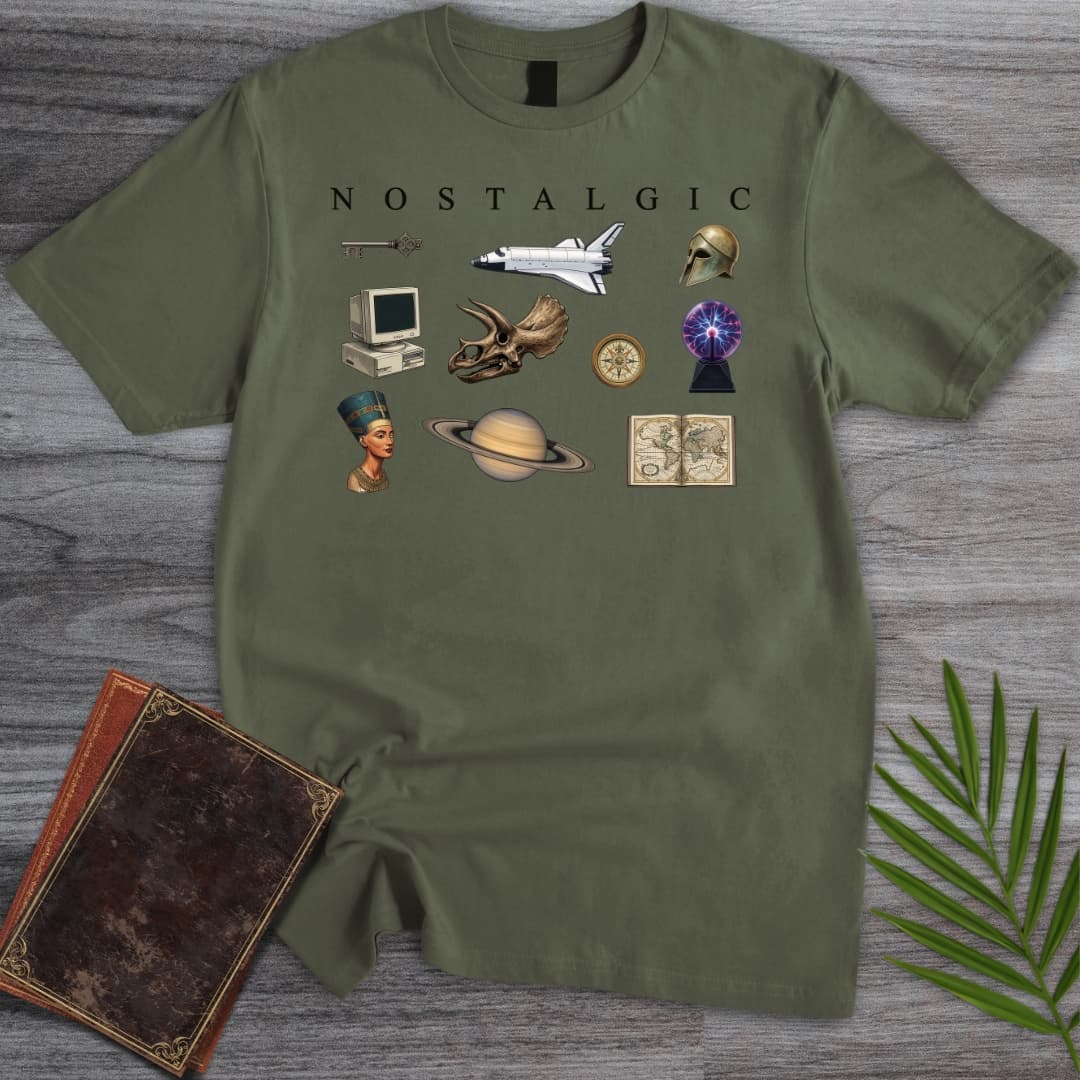 T-Shirt Military Green / S Utopian Scholastic Museum T-Shirt