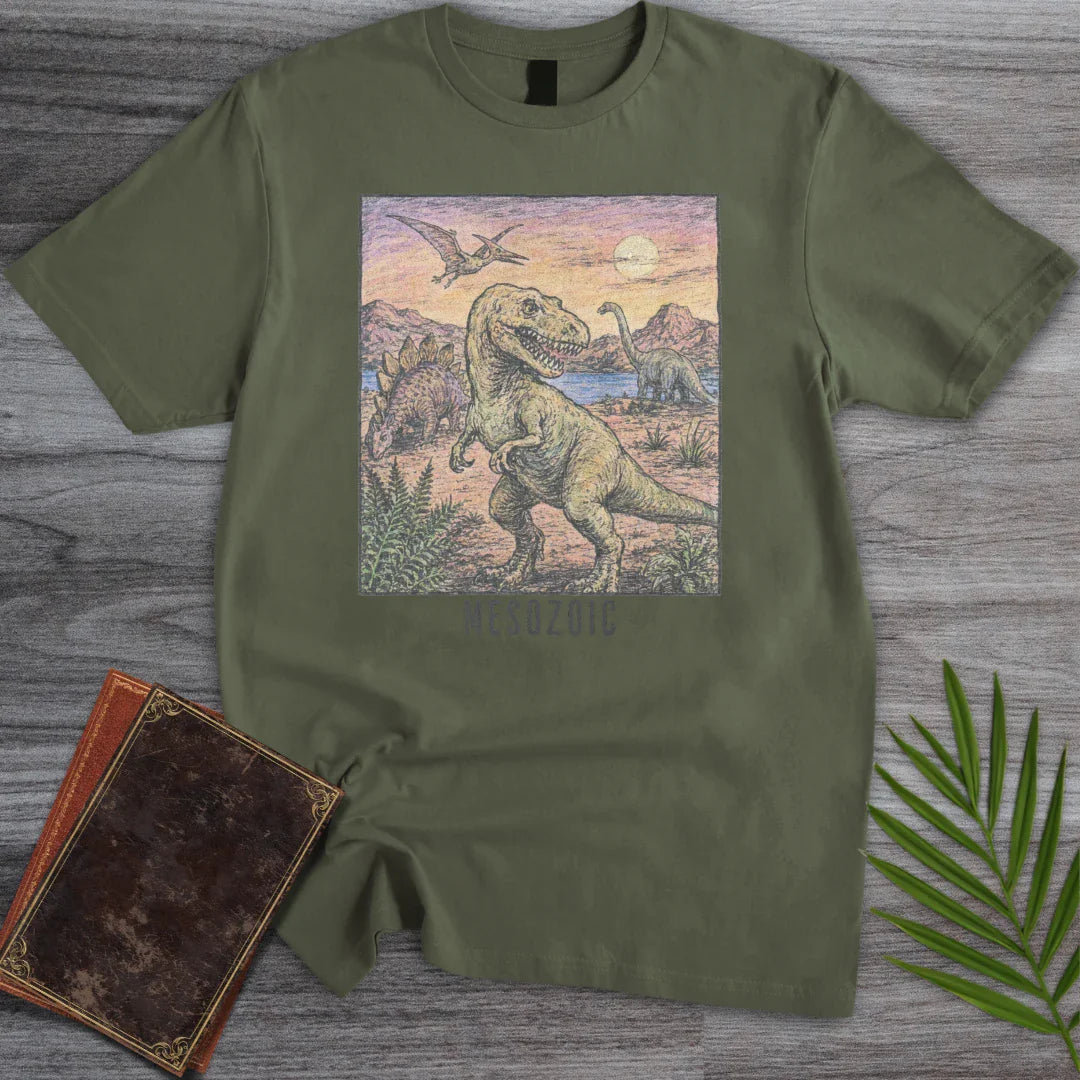 T-Shirt Military Green / S Vintage 1994 Mesozoic T-Shirt