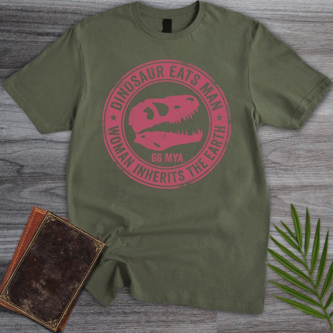 T-Shirt Military Green / S Woman Inherits Earth Vintage T-Shirt