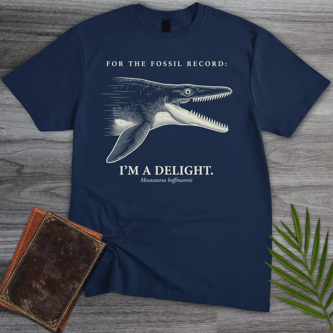 T-Shirt Navy / M Delightful Mosasaurus T-Shirt