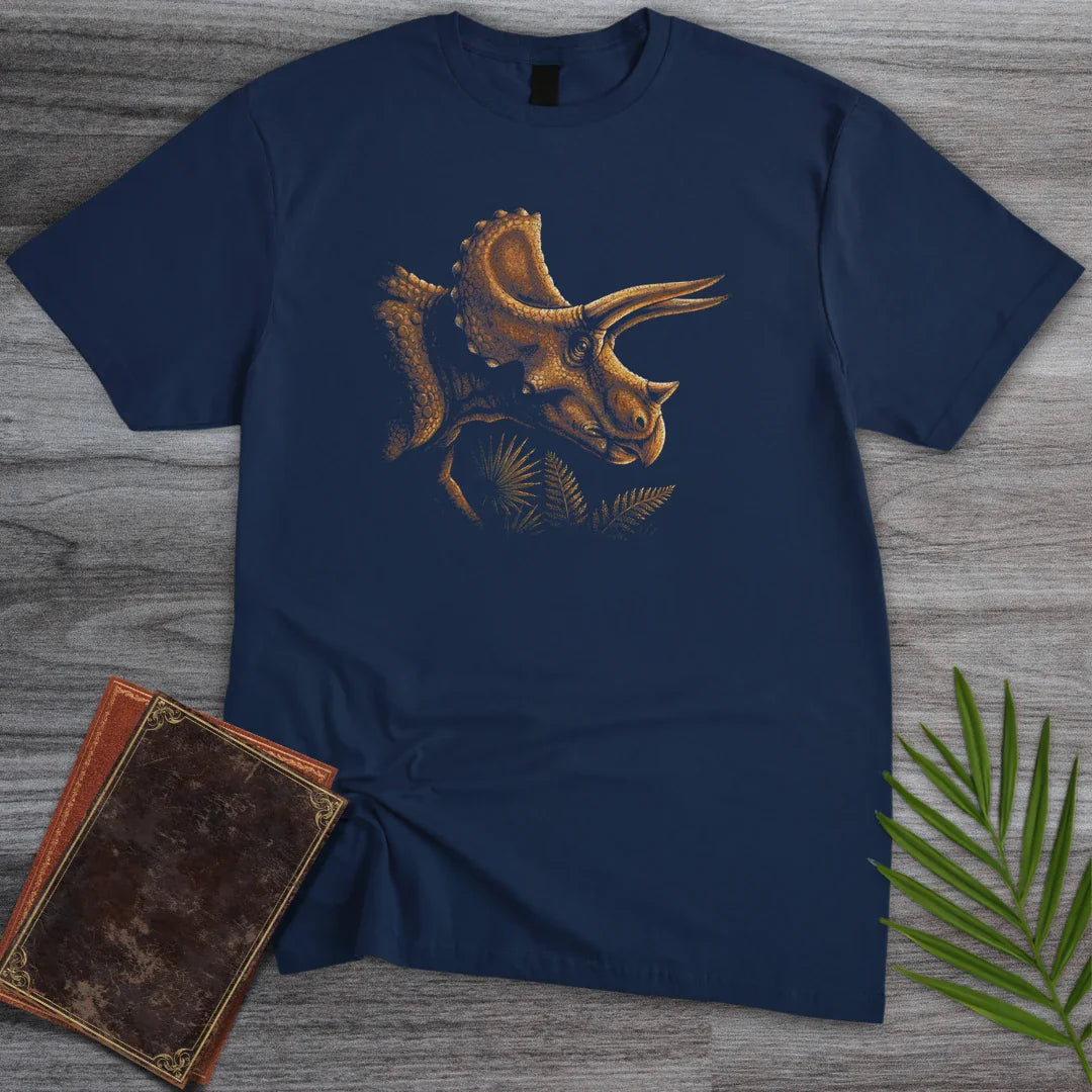 T-Shirt Navy / M Last Light Triceratops T-Shirt
