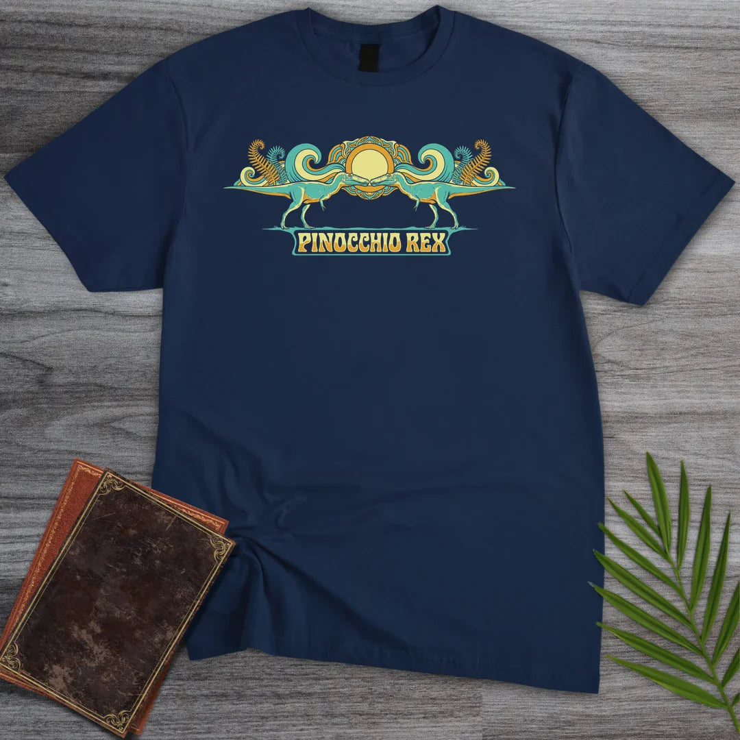 T-Shirt Navy / M Pinocchio Rex Qianzhousaurus T-Shirt