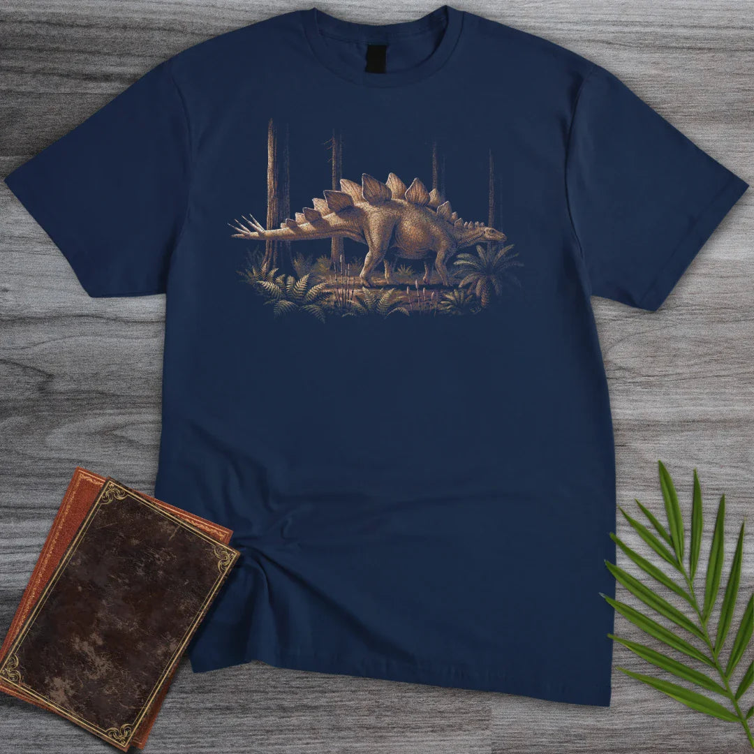 T-Shirt Navy / M Show-Off Stegosaurus T-Shirt