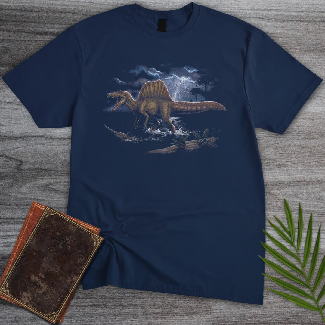 T-Shirt Navy / M Thunderstorm Spinosaurus T-Shirt