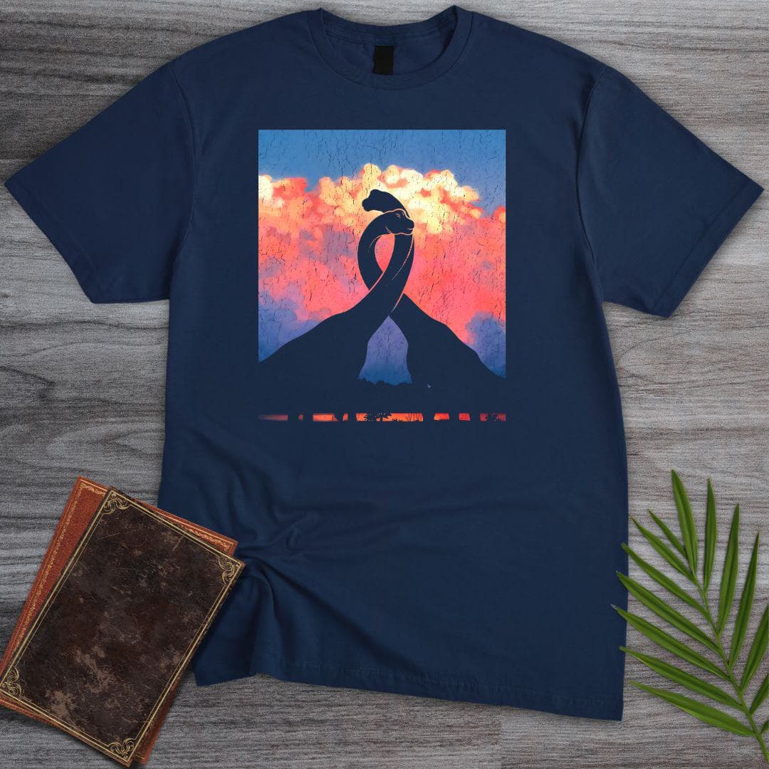 T-Shirt Navy / S A Sauropods Love T-Shirt