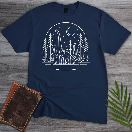 T-Shirt Navy / S A Starry Long Neck Home T-Shirt