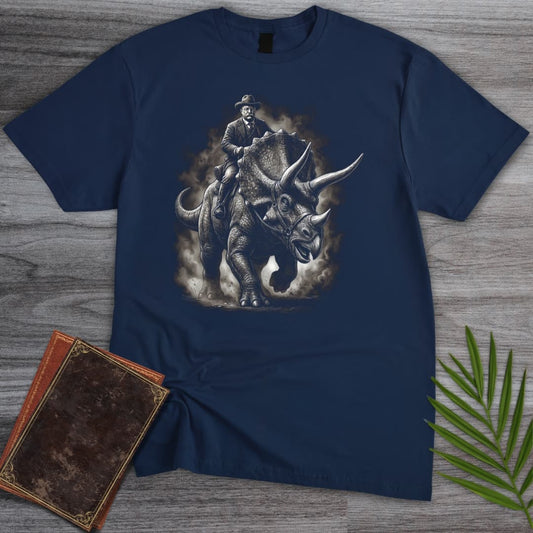 T-Shirt Navy / S Americas 250th Dauntless Roosevelt Triceratops T-Shirt