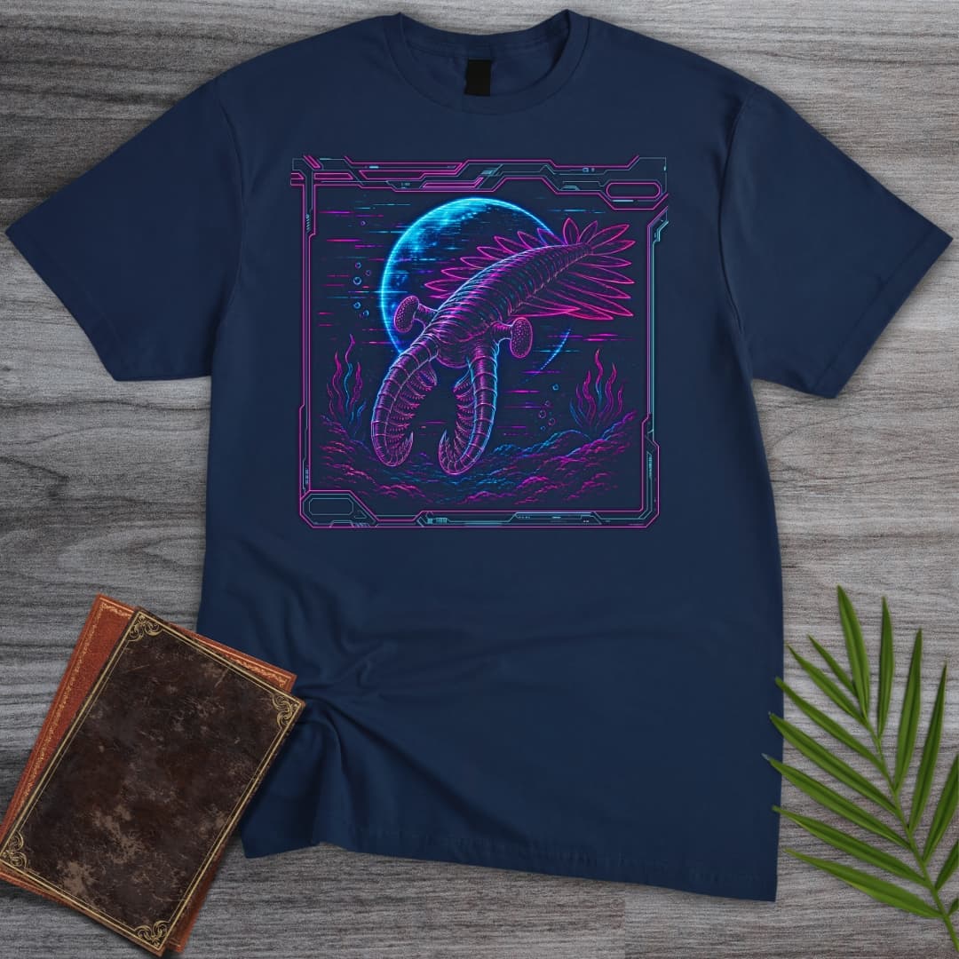 T-Shirt Navy / S Anamolcalris Cyber Time T-Shirt