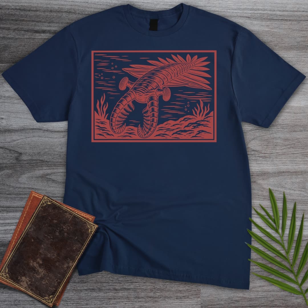 T-Shirt Navy / S Anamolcalris Strange Shrimp T-Shirt