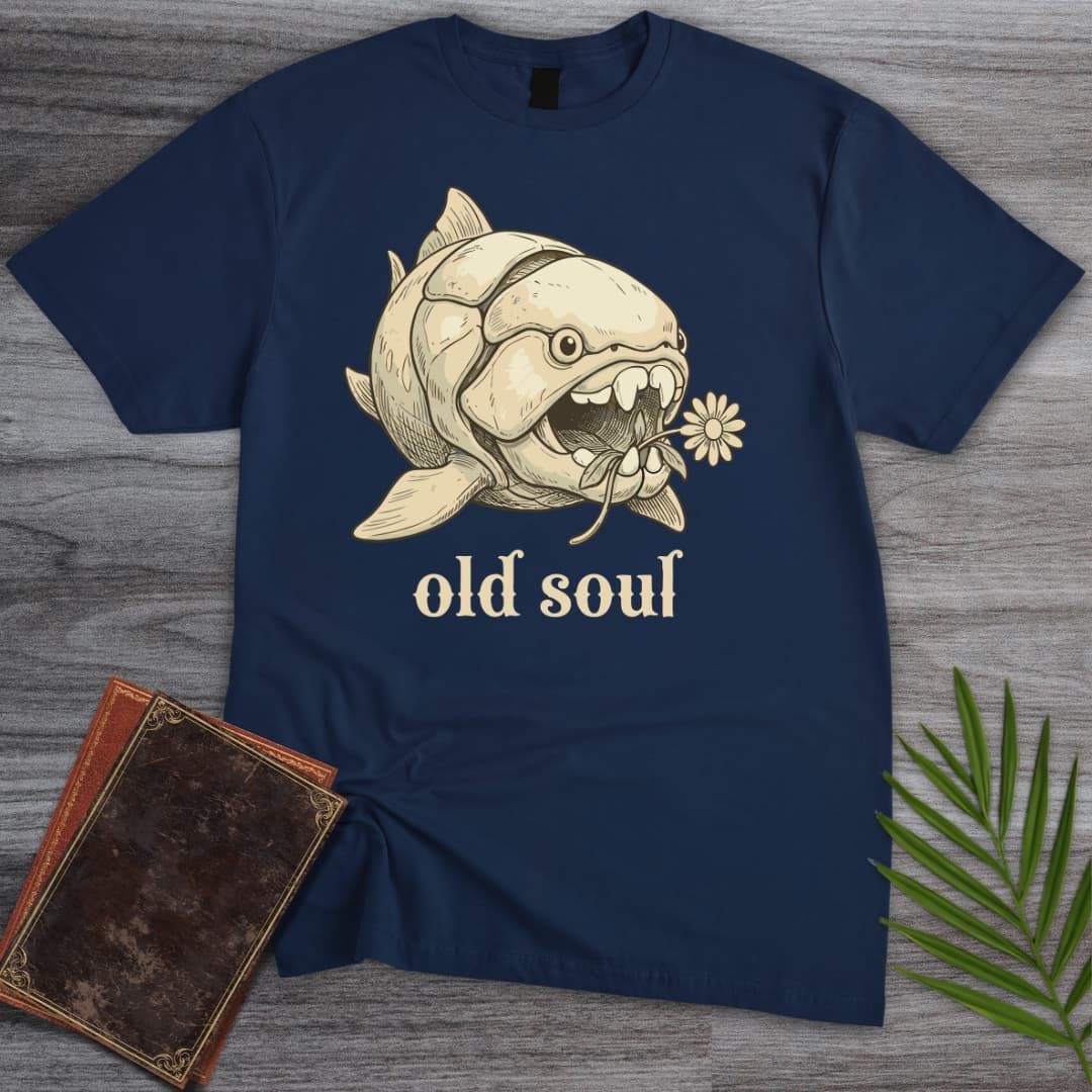 T-Shirt Navy / S Ancient Dunkleosteus T-Shirt
