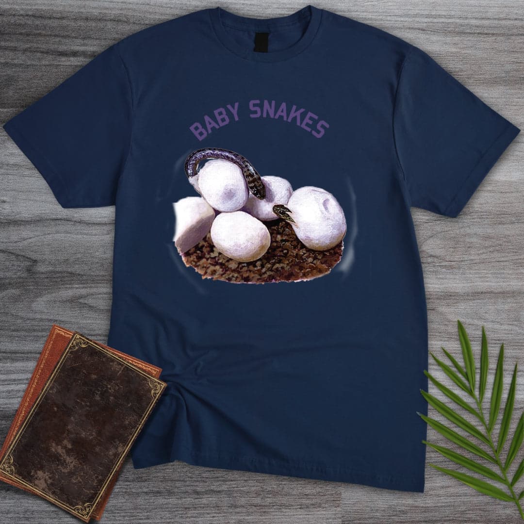 T-Shirt Navy / S Baby Snakes T-Shirt (Doobie)