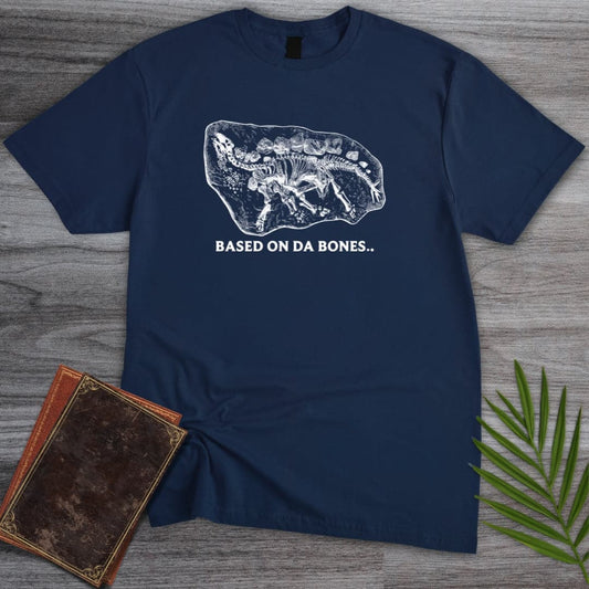 T-Shirt Navy / S Based On Da Bones T-Shirt