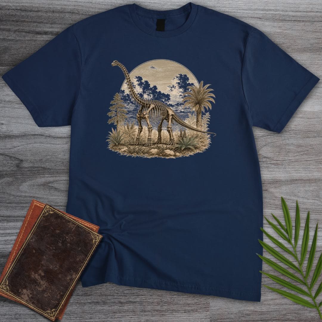 T-Shirt Navy / S Beneath the Ferns Sauropod T-Shirt