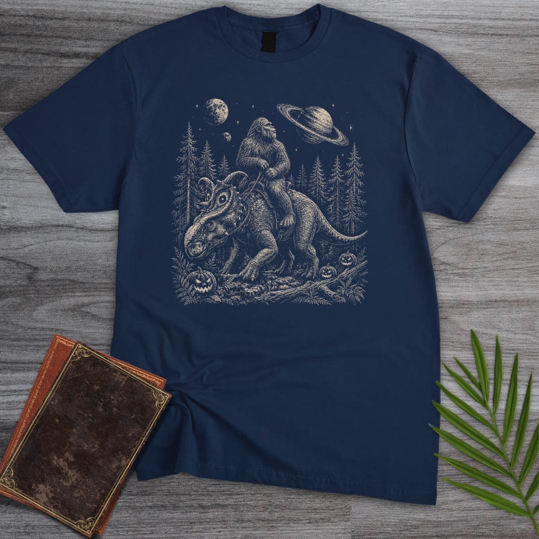 T-Shirt Navy / S Bigfoot Halloween Park T-Shirt