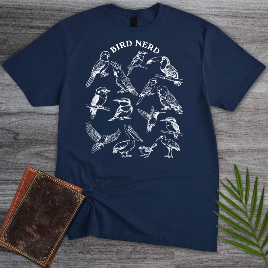 T-Shirt Navy / S Bird Nerd T-Shirt
