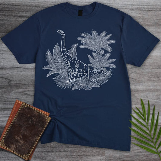 T-Shirt Navy / S Brachiosaurus Mesozoic Arrangement T-Shirt