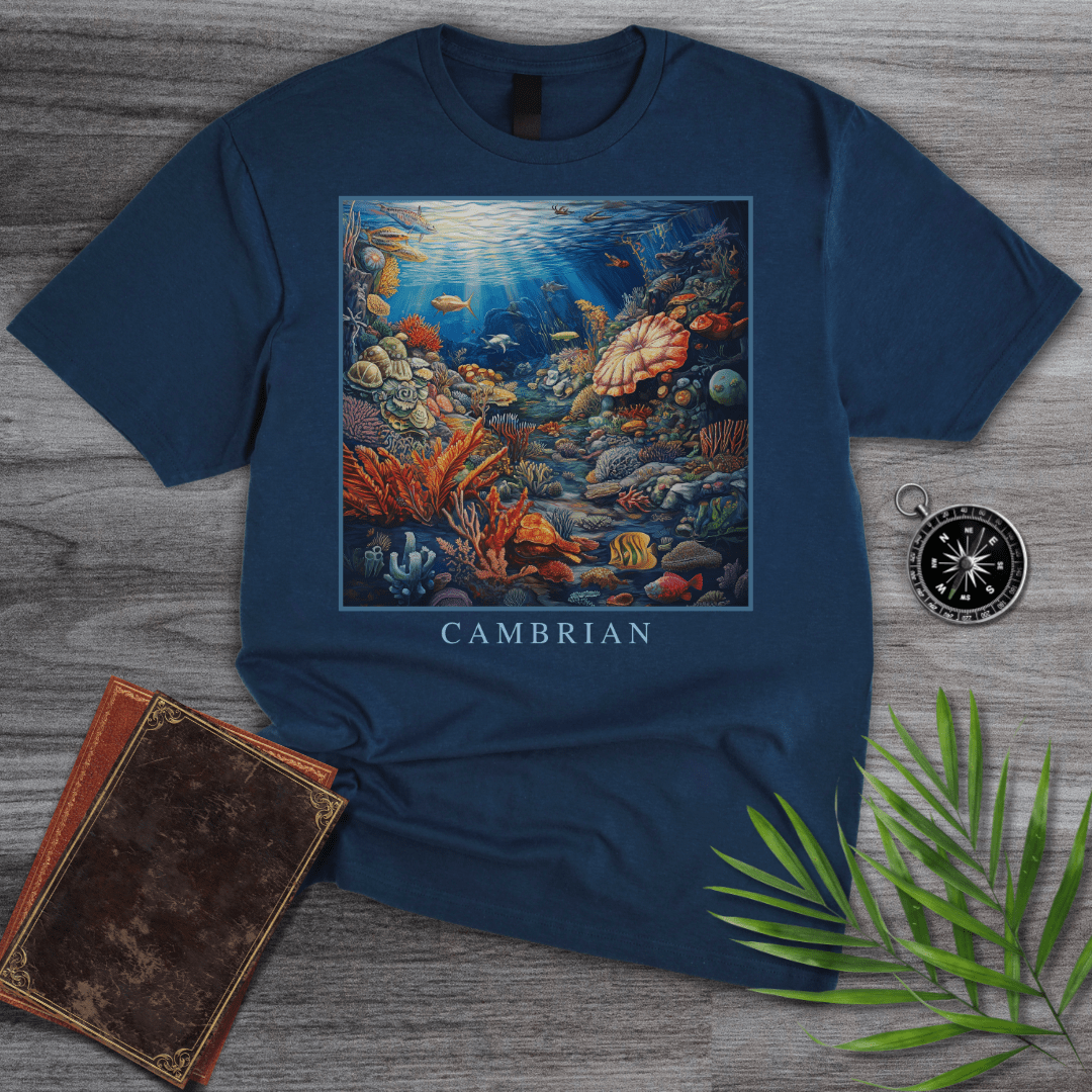 T-Shirt Navy / S Cambrian Marine Ecosystem T-Shirt