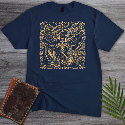 T-Shirt Navy / S Ceratopsian Meditation T-Shirt