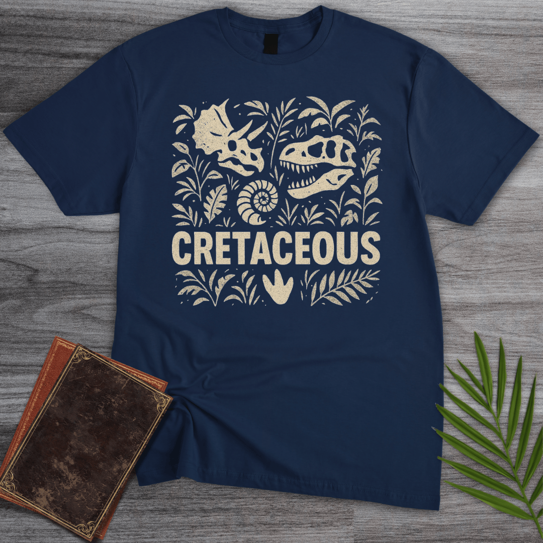 T-Shirt Navy / S Cretaceous Fossil Elements T-Shirt