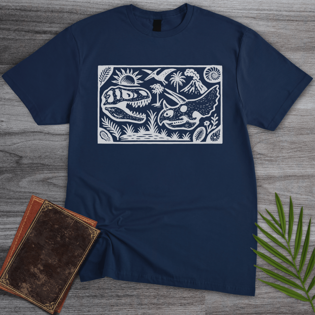 T-Shirt Navy / S Cretaceous Skull Encounter T-Shirt