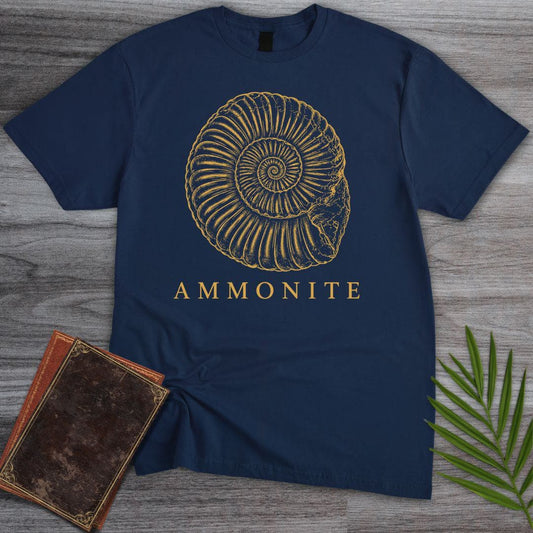 T-Shirt Navy / S Curious about Ammonites T-Shirt