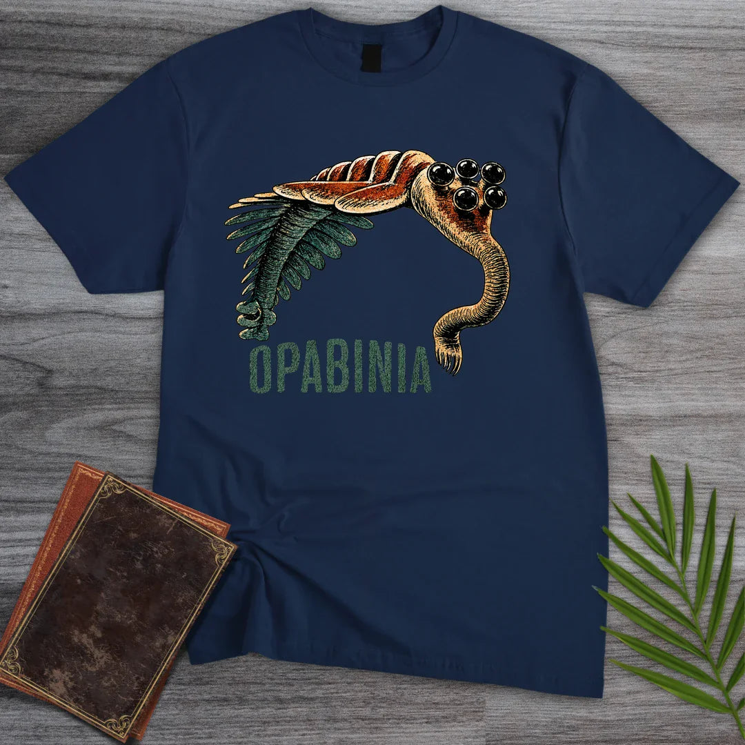 T-Shirt Navy / S Curious Opabinia T-Shirt