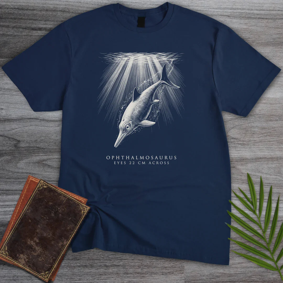 T-Shirt Navy / S Deep Eye Ophthalmosaurus T-Shirt