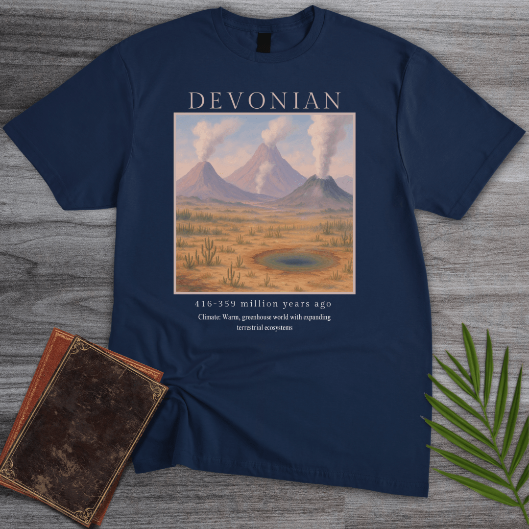 T-Shirt Navy / S Devonian Terrestrial Ecosystem T-Shirt