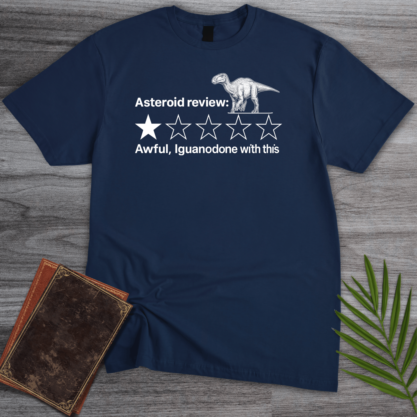 T-Shirt Navy / S Dino 1 Star Review T-Shirt