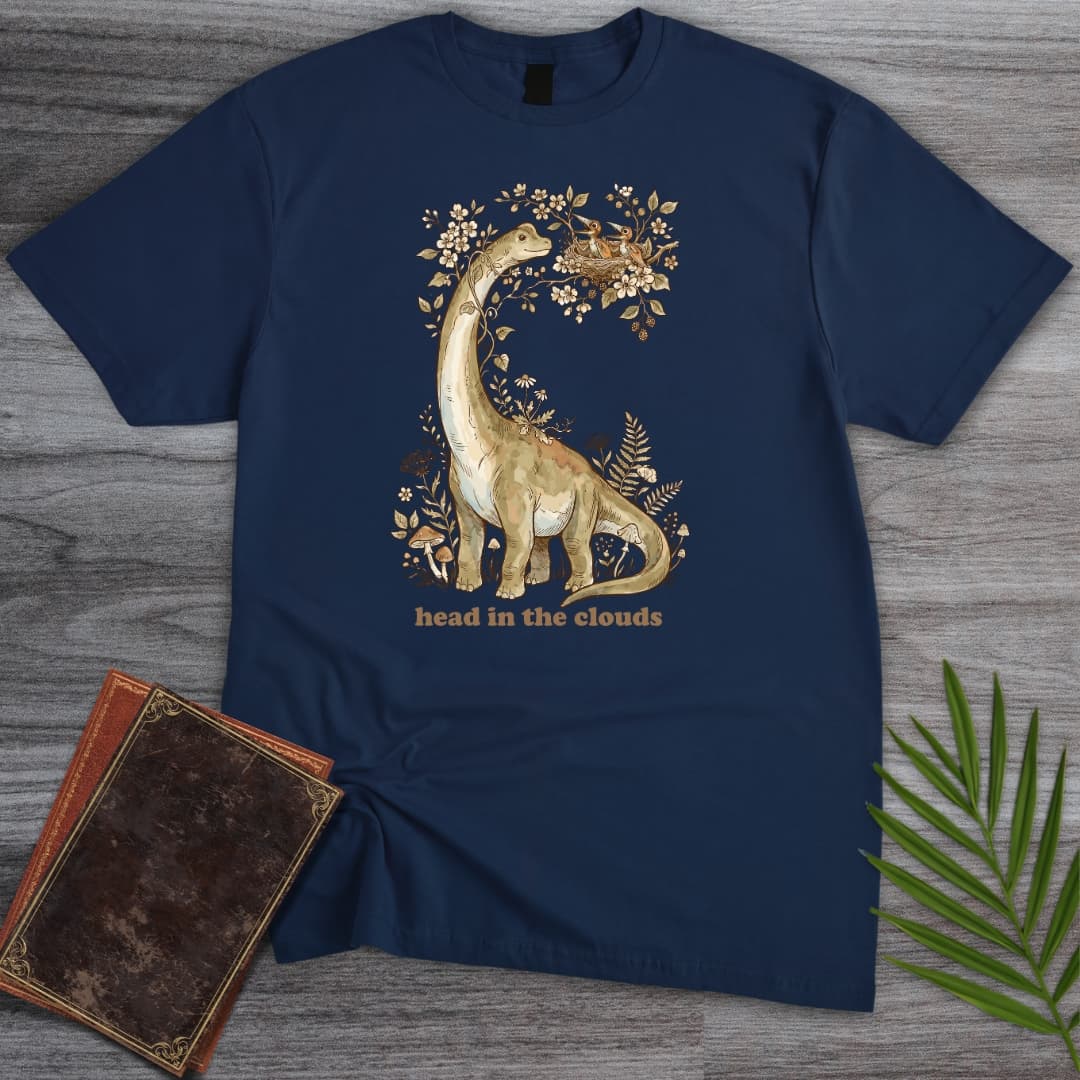 T-Shirt Navy / S Dreaming Brachiosaurus T-Shirt