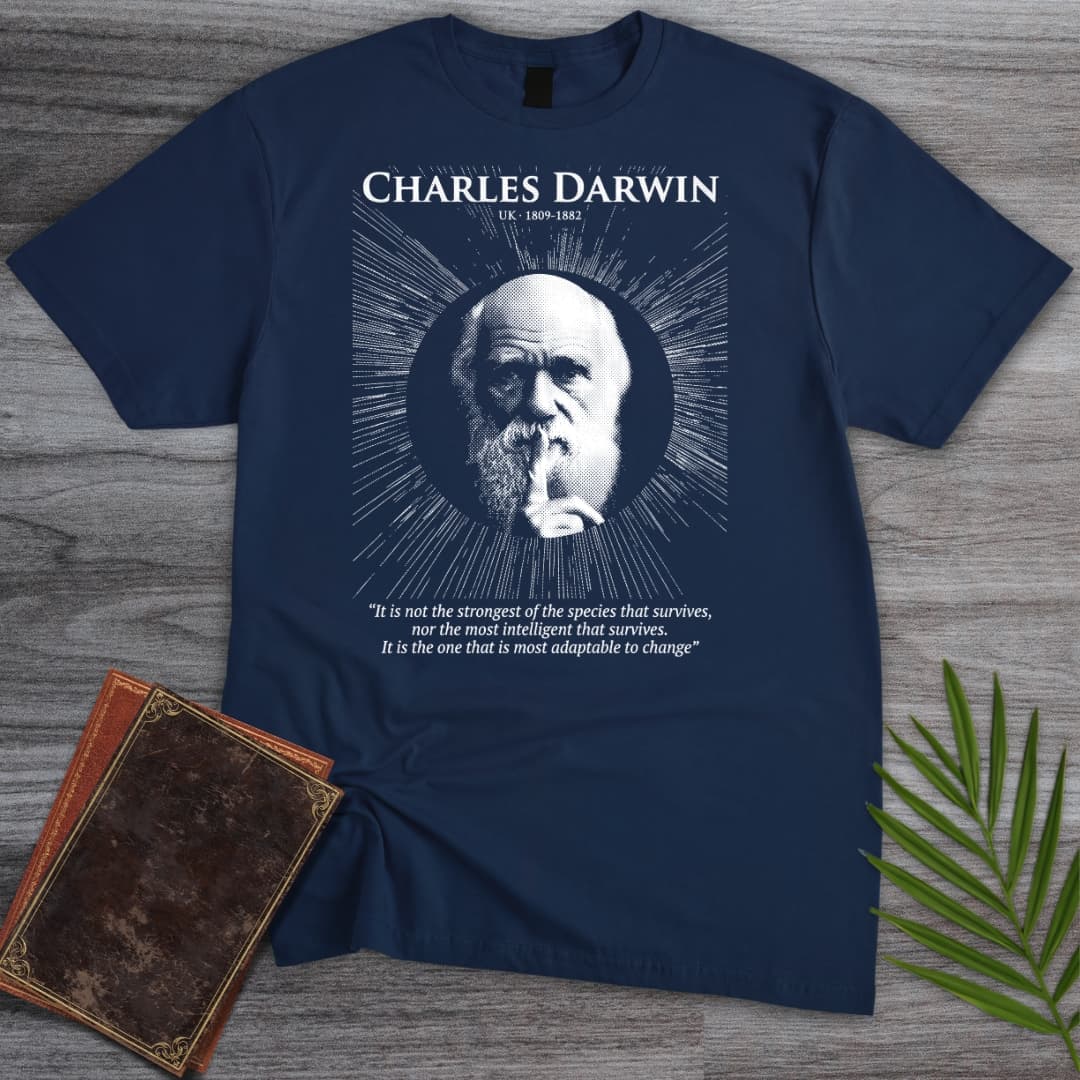 T-Shirt Navy / S Father of Evolution T-Shirt