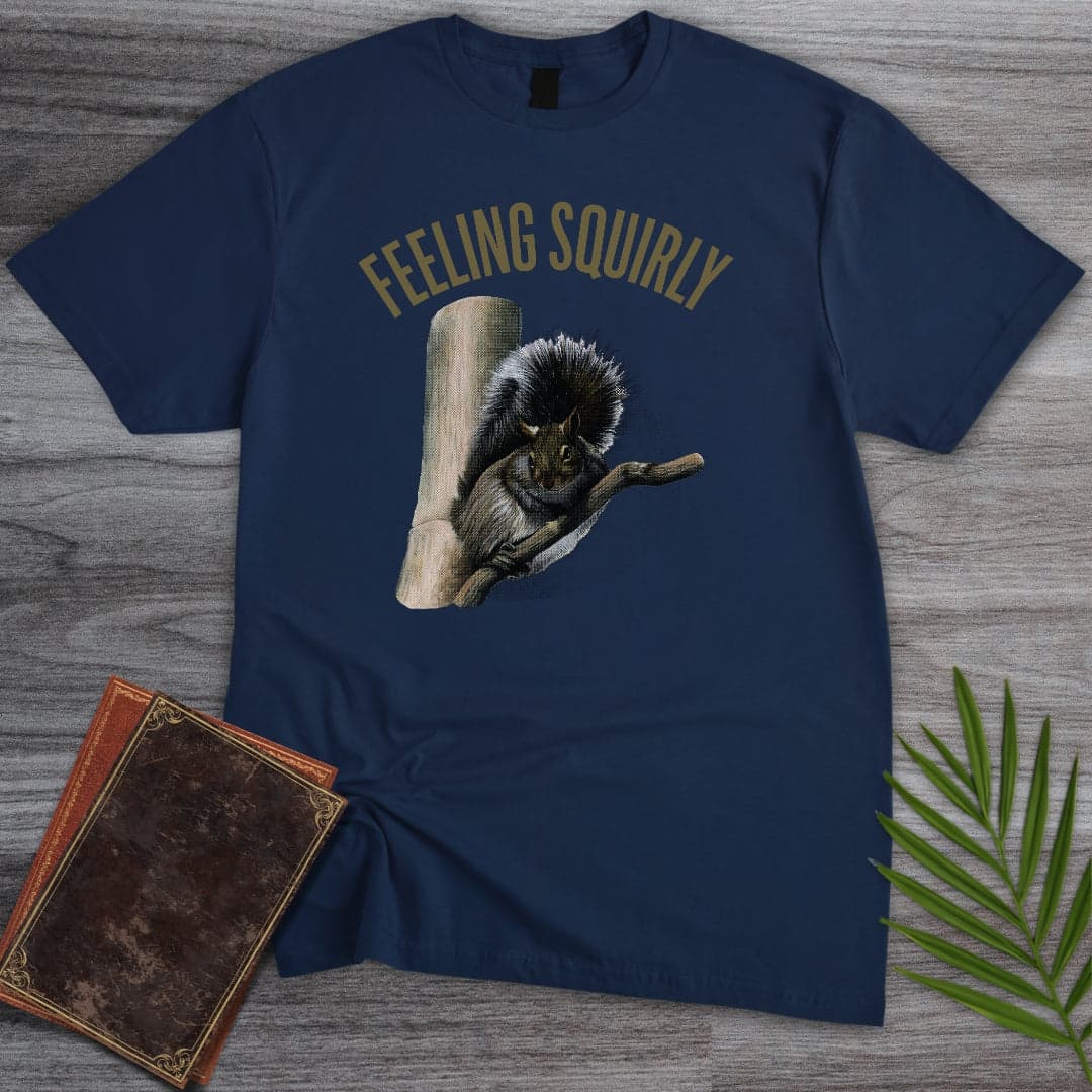 T-Shirt Navy / S Feeling Squirly T-Shirt (Doobie)