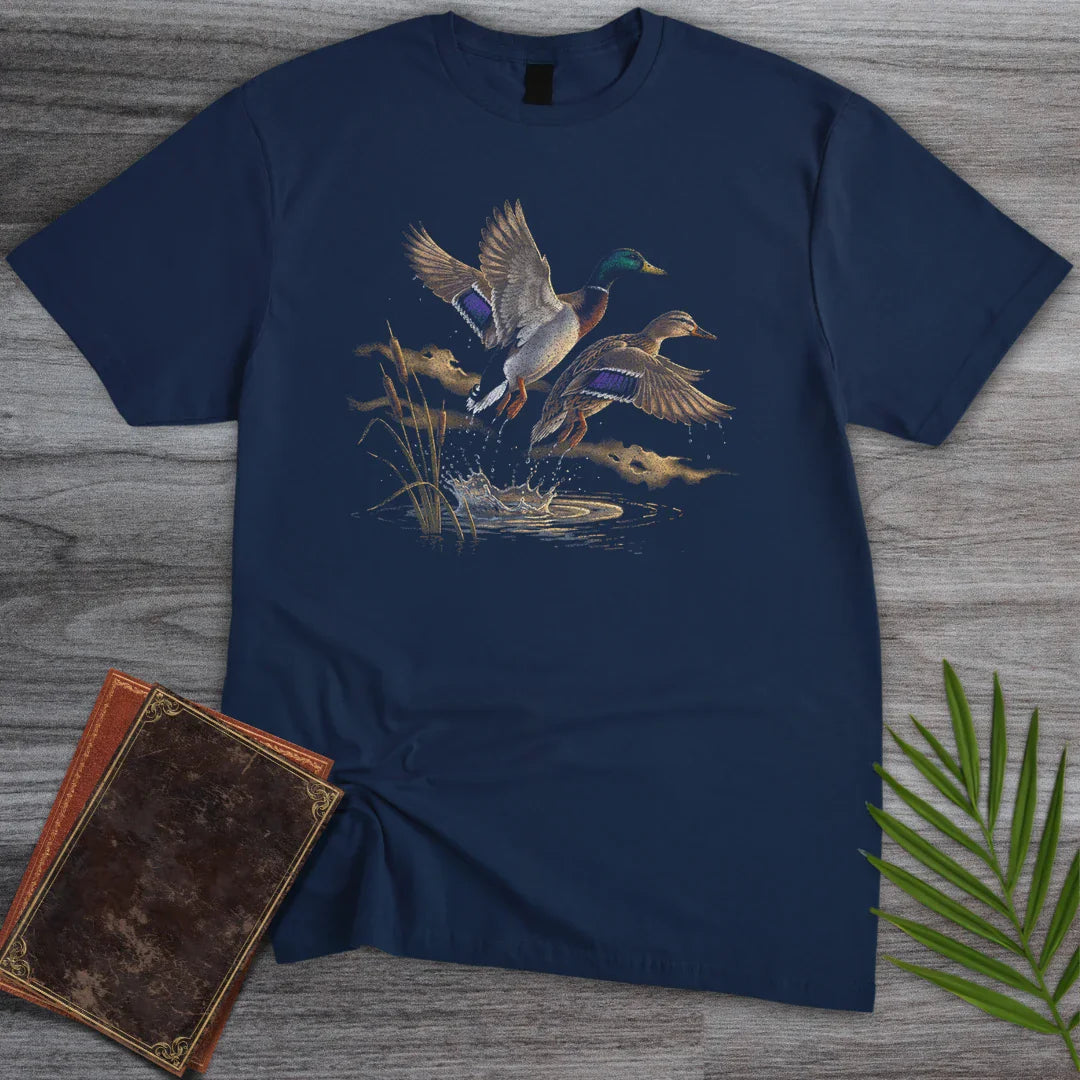 T-Shirt Navy / S First Light Mallards T-Shirt