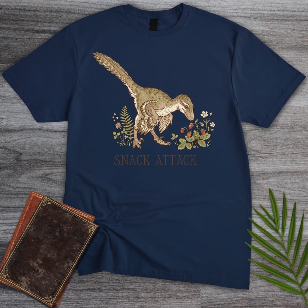 T-Shirt Navy / S Foraging Raptor T-Shirt