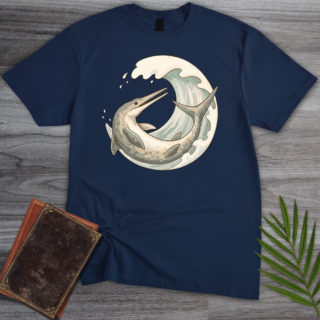 T-Shirt Navy / S Gentle Ichthyosaur T-Shirt