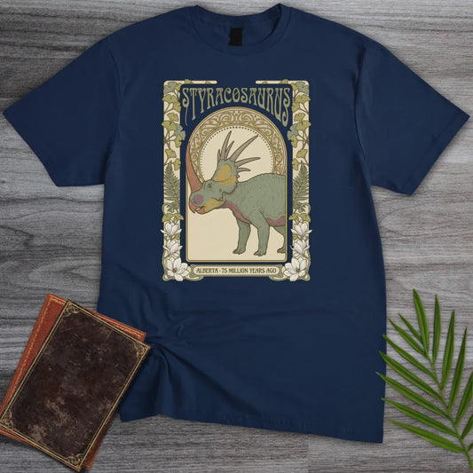 T-Shirt Navy / S Ginkgo Crown Styracosaurus T-Shirt