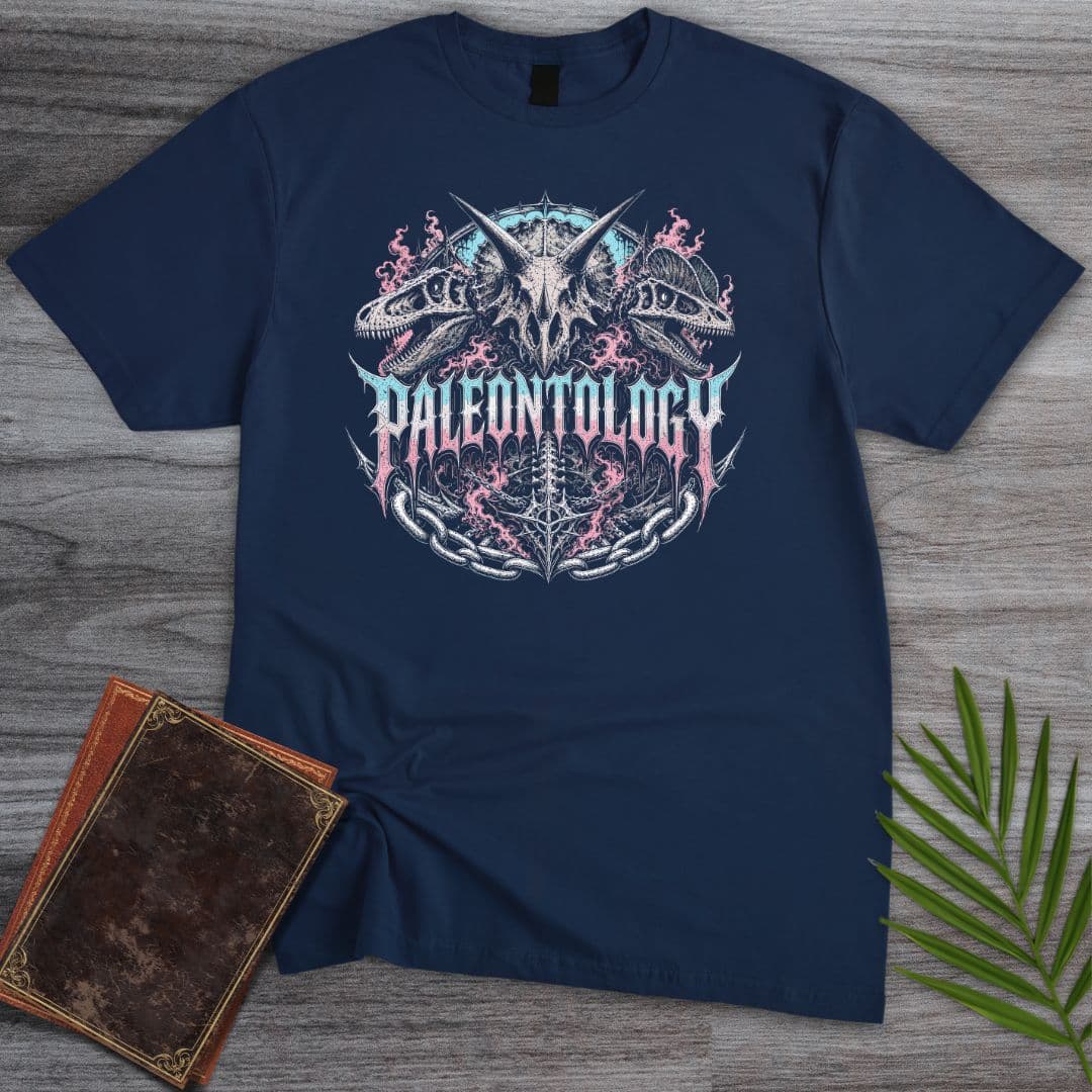 T-Shirt Navy / S Gothic Vintage Paleontology T-Shirt